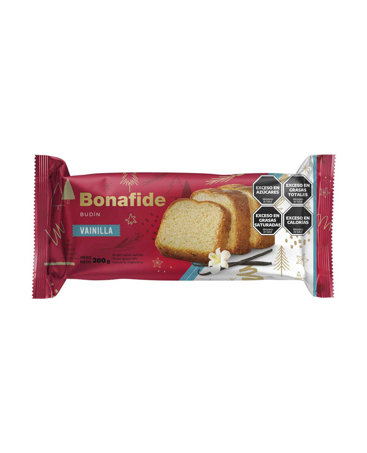 Budin Bonafide De Vainilla x 200 Gr